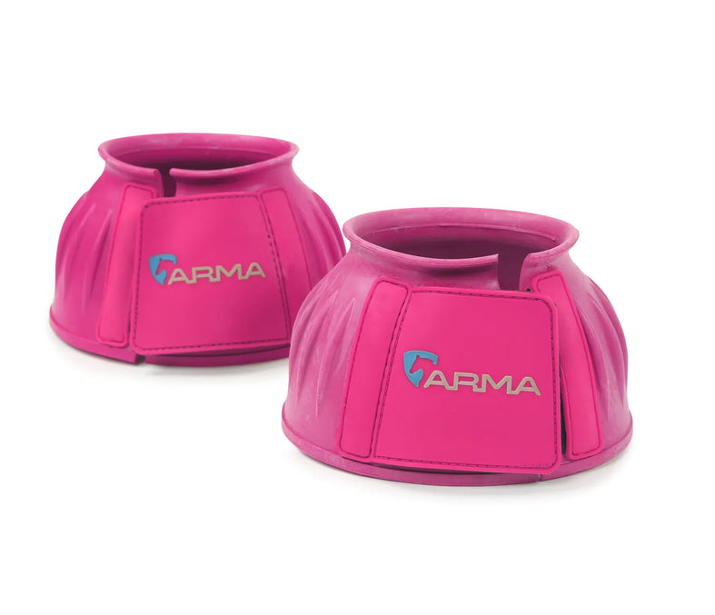 Arma Velcro Ribbed Bell Boots - Pr - Equine Exchange Tack Shop
