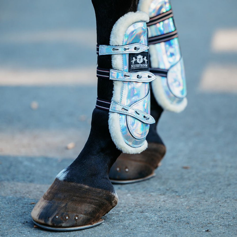 Holographic Open Front Boots - Equine Exchange Tack Shop