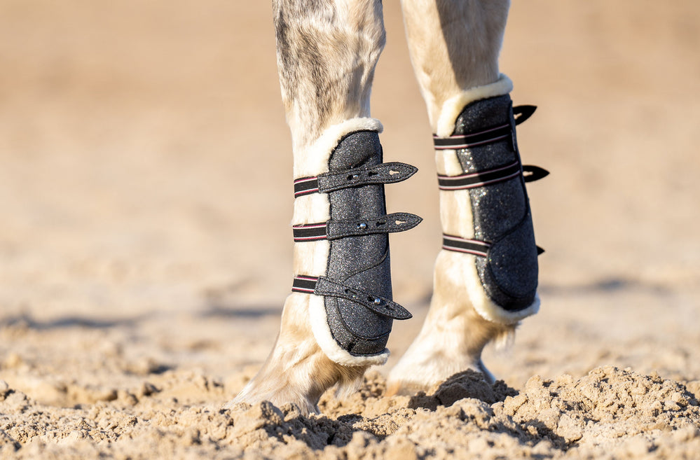 Stardust Grey Open Front Boots - Equine Exchange Tack Shop