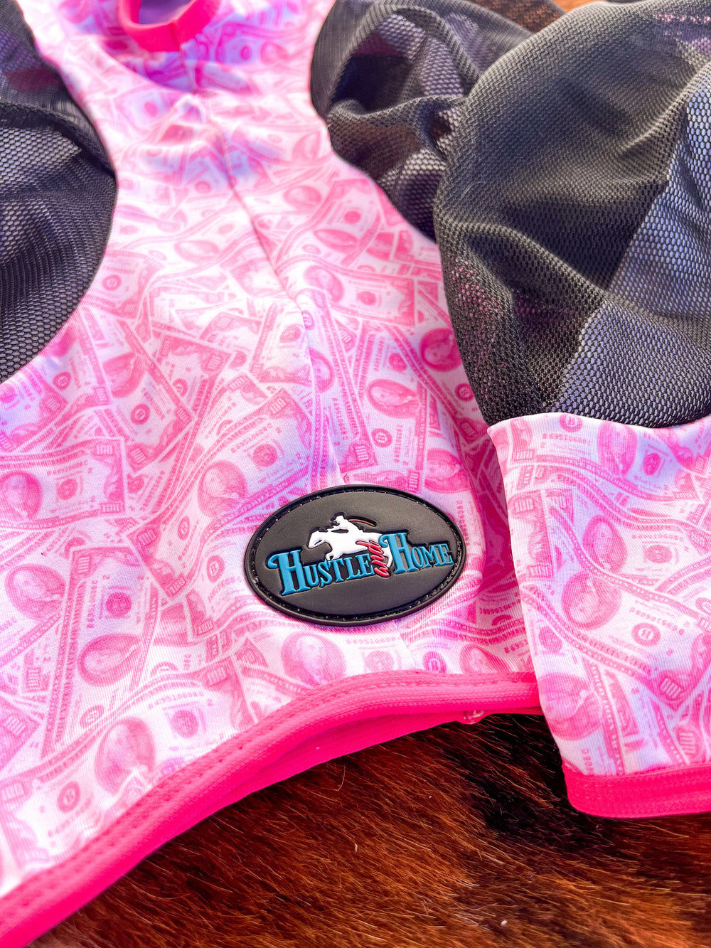 Dash for Cash (Pink) Fly Mask - Equine Exchange Tack Shop