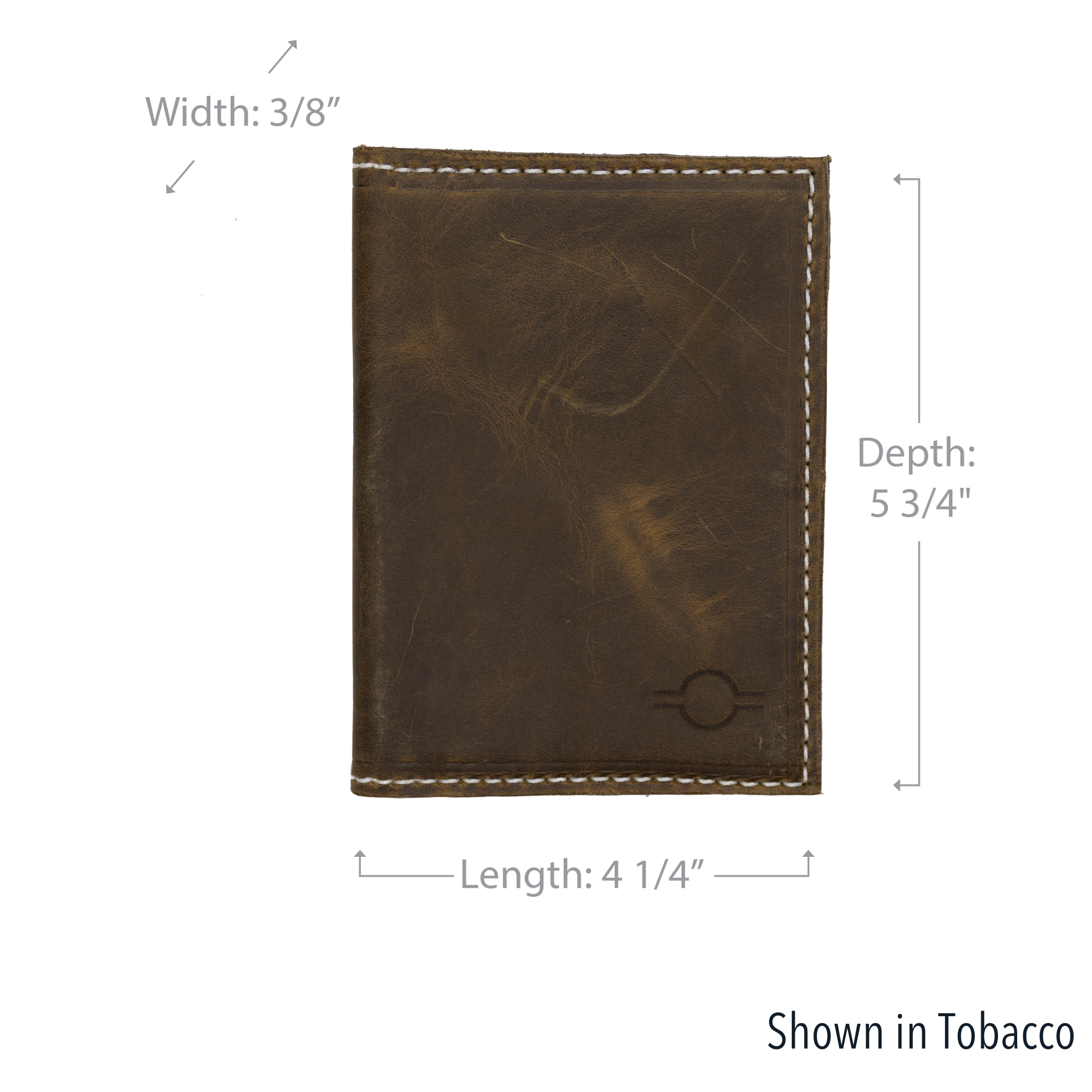 Passport Wallet: Light Carbon