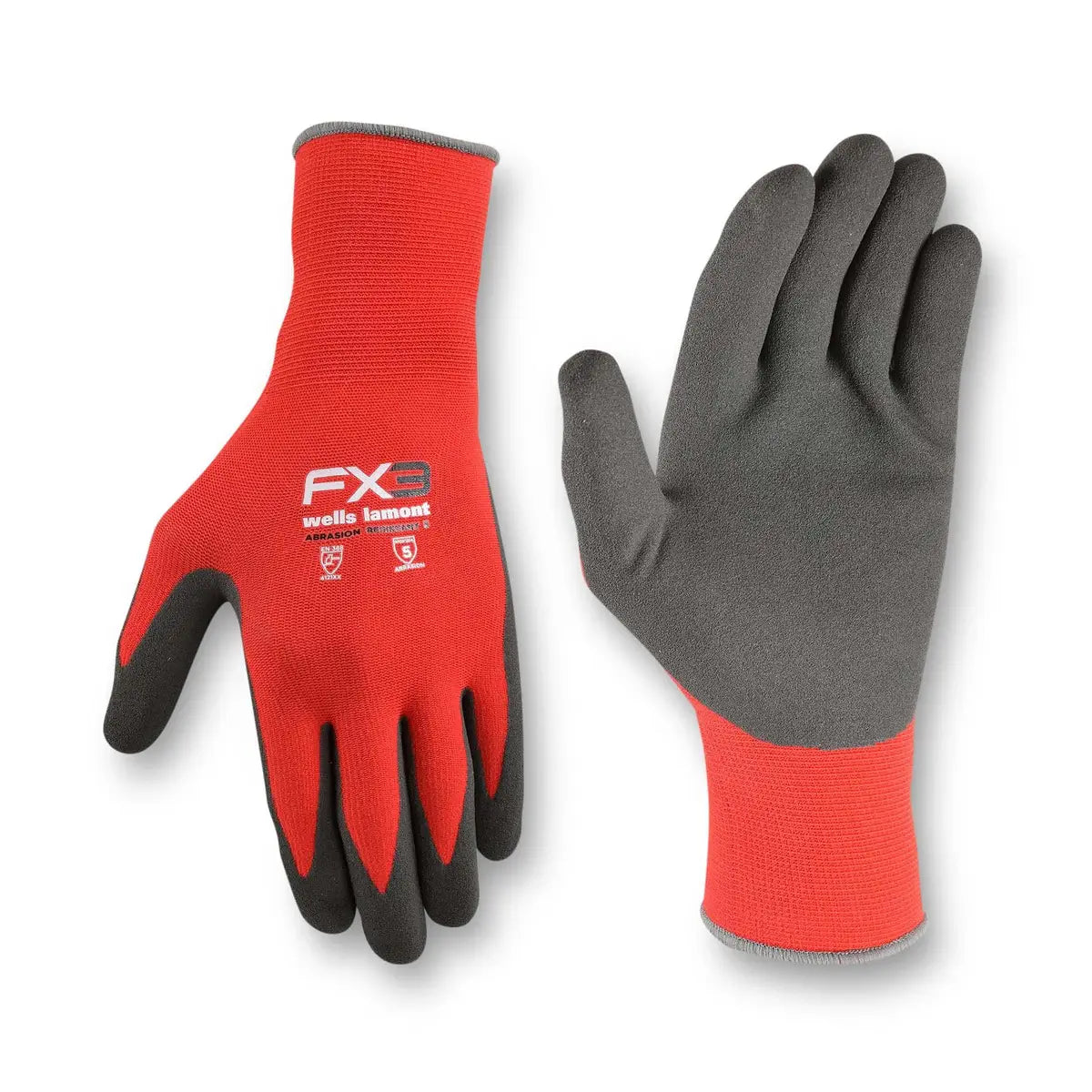Wells Lamont Men's FX3 Nitrile Coated Grip Work Gloves