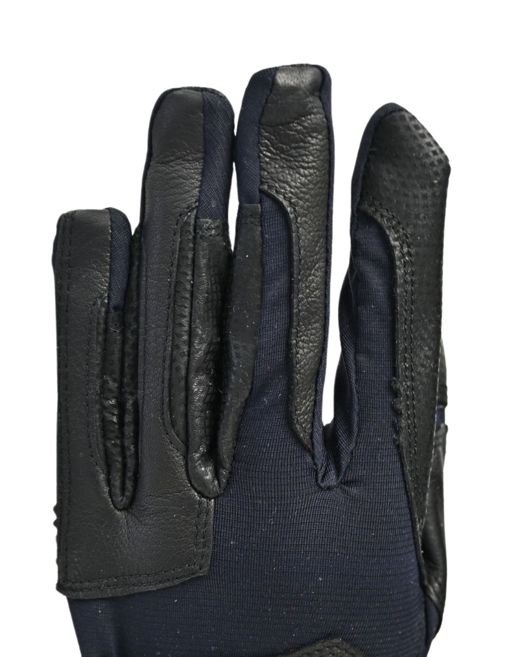 Tackified Copper Tech™️ Leather Premium Riding Glove in Black - Equine Exchange Tack Shop