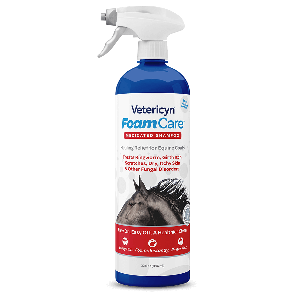 Vetericyn® FoamCare® Equine Medicated Shampoo