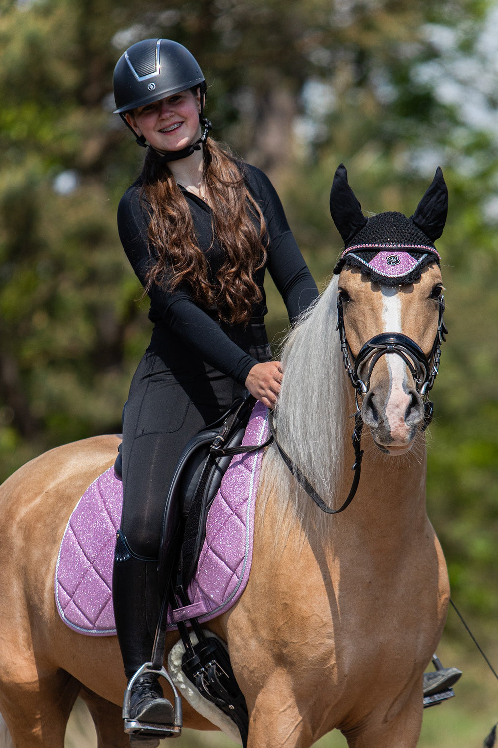 Pink Mist Browband - Equine Exchange Tack Shop