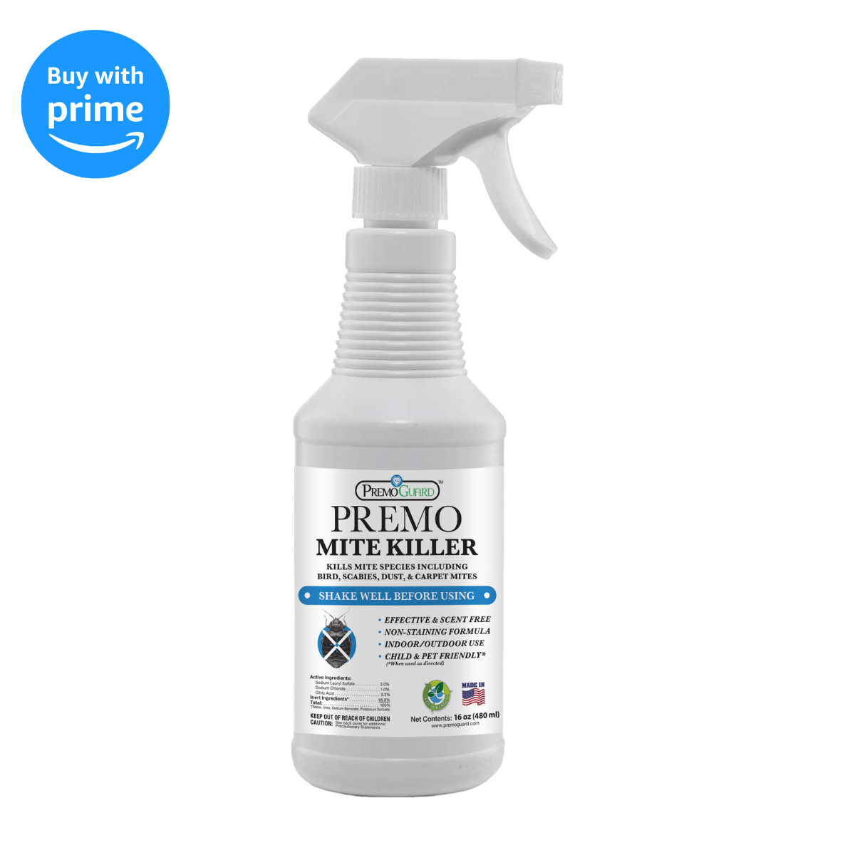 Mite Killer Spray - All Natural Non-Toxic