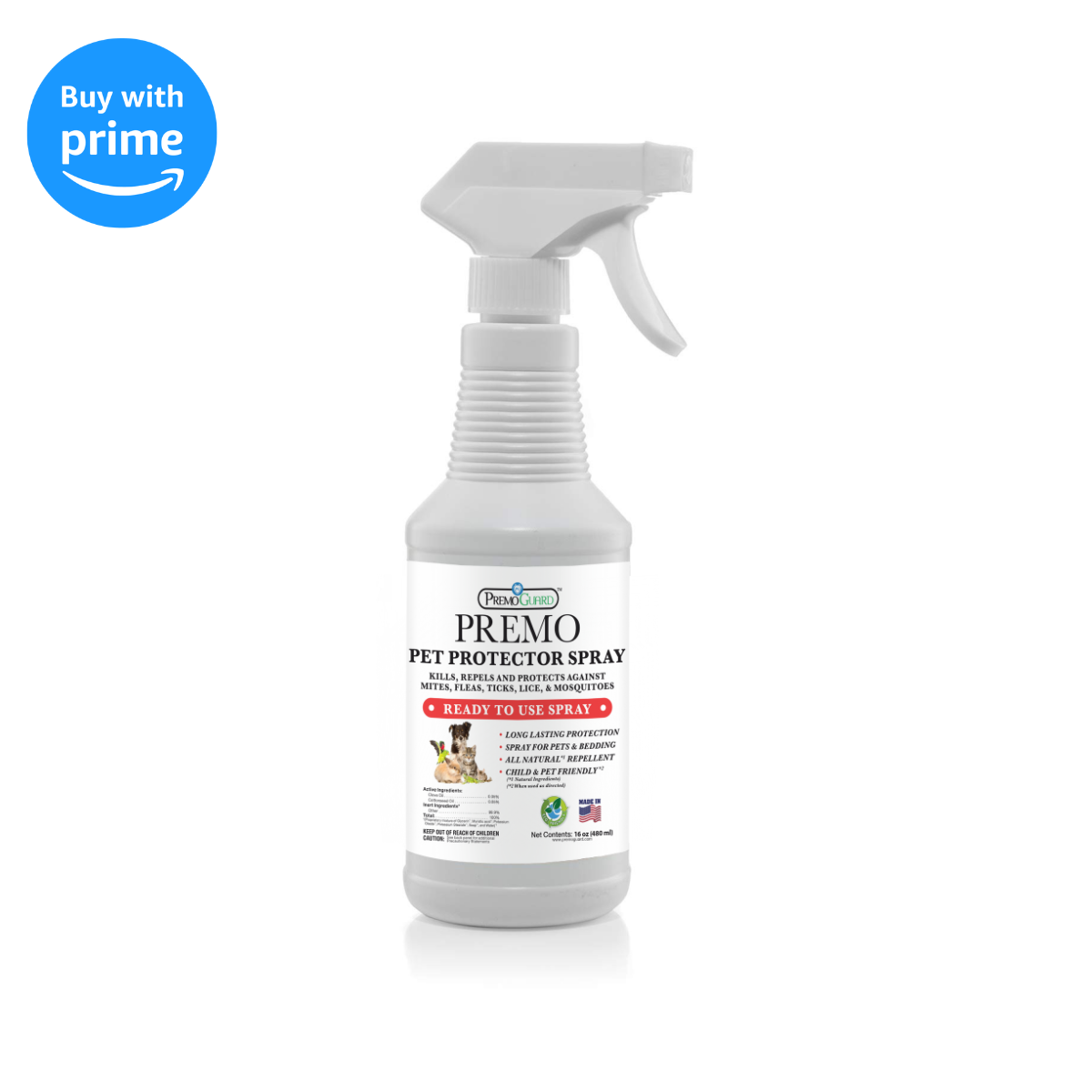 Plant Based All Natural Non-Toxic Flea & Tick Spray  