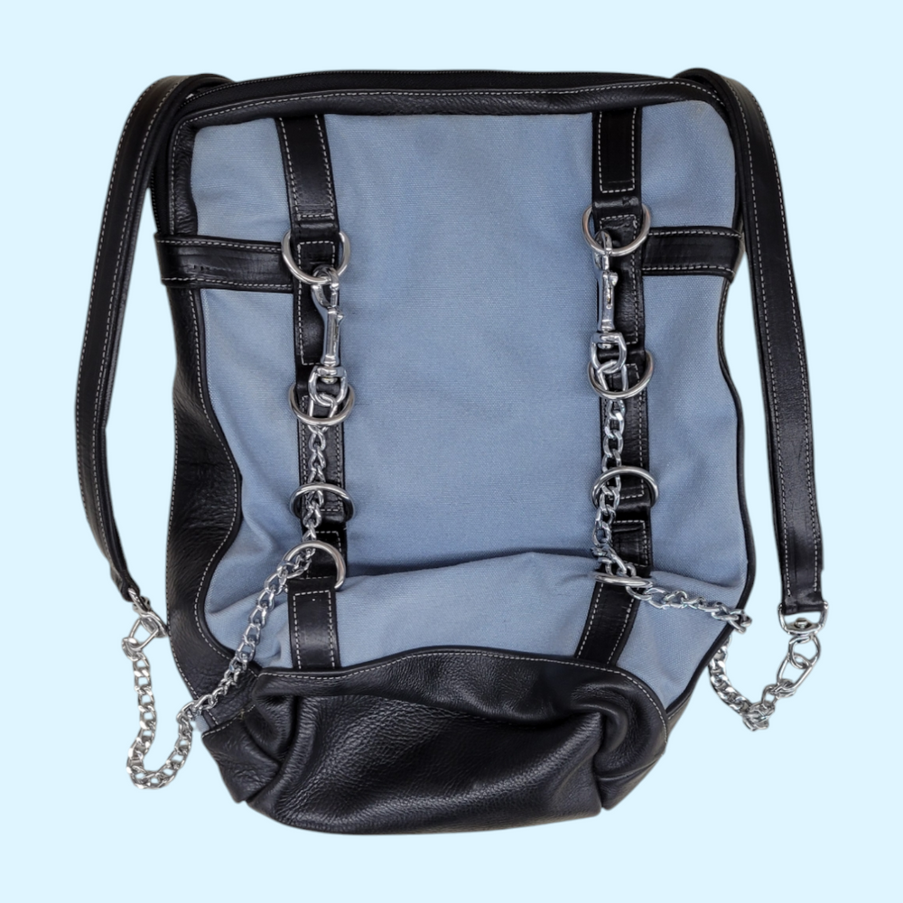 Green Hill "halter" Backpack in Blue - Equine Exchange Tack Shop