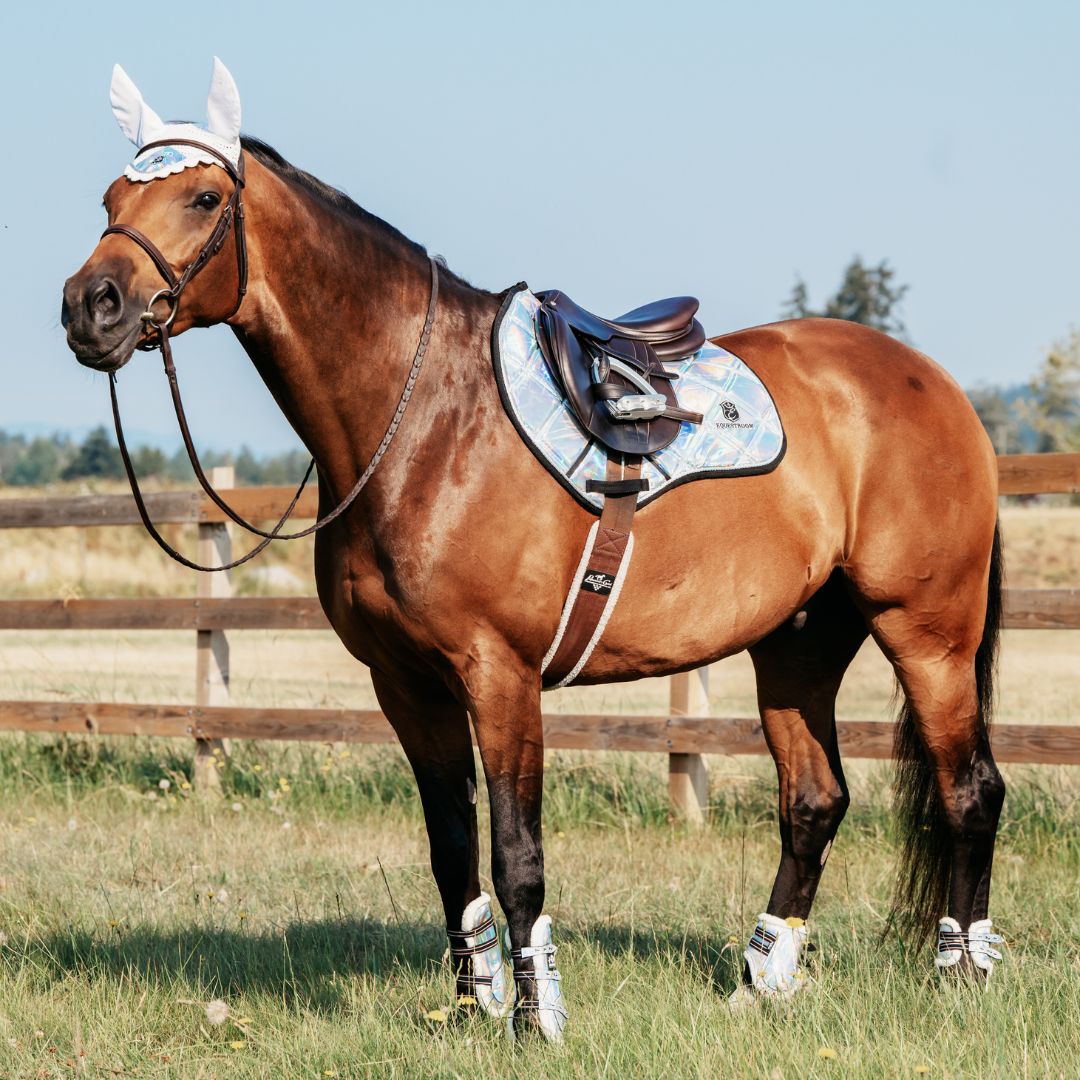 Holographic Saddle Pad Set - Equine Exchange Tack Shop