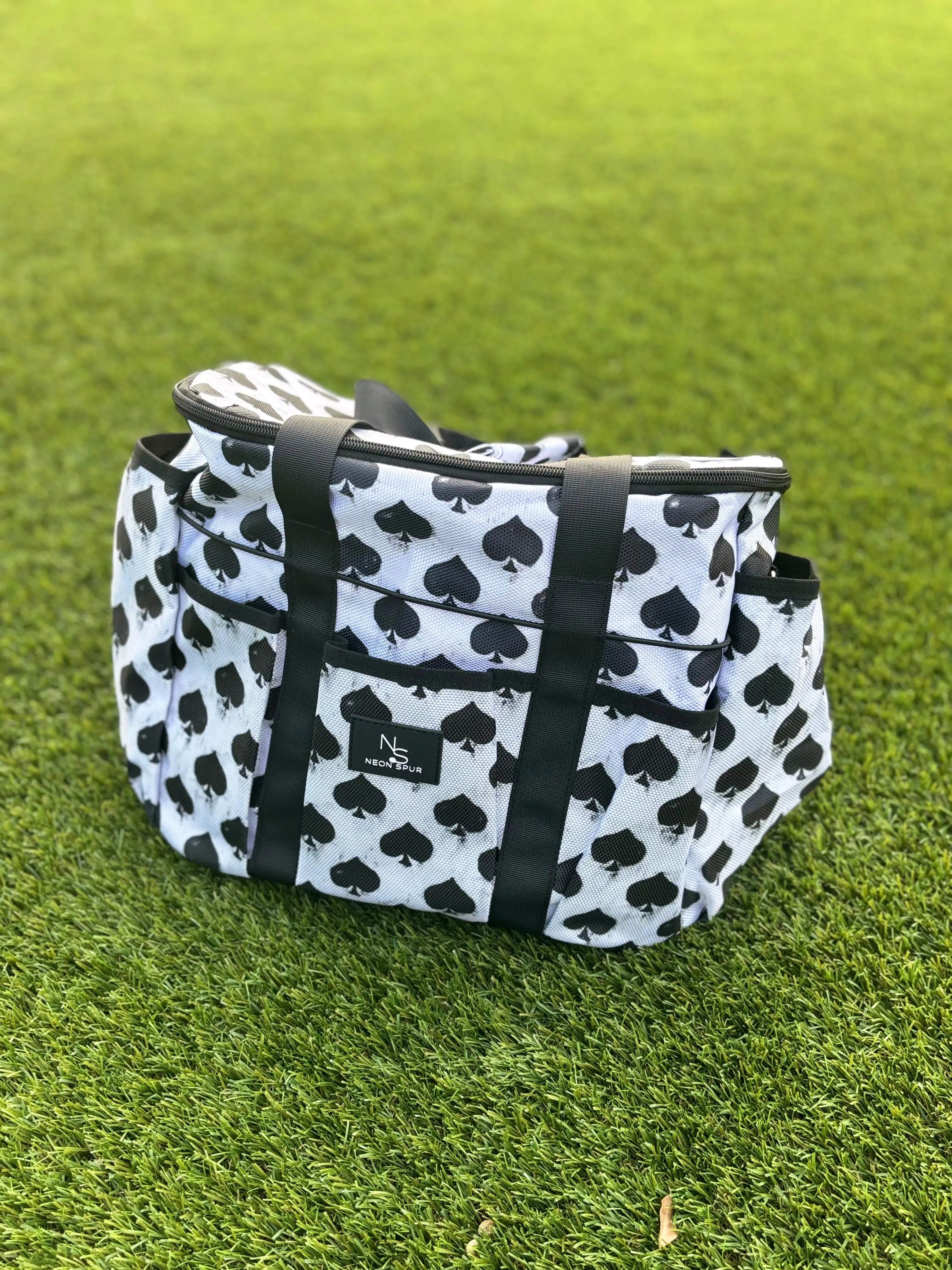 Premium Grooming Tote - Smokin Spades