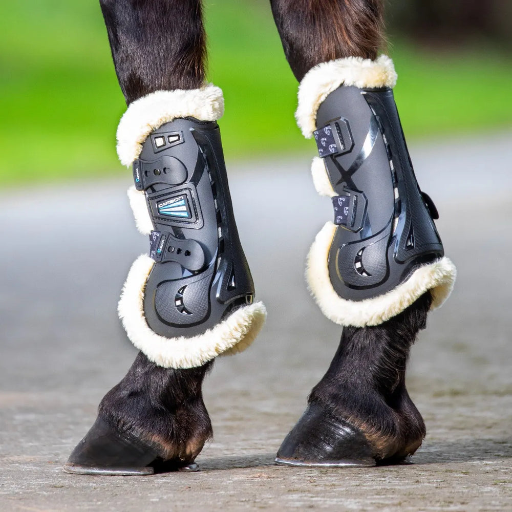 ARMA Carbon SupaFleece Open Front Tendon Boots - Equine Exchange Tack Shop