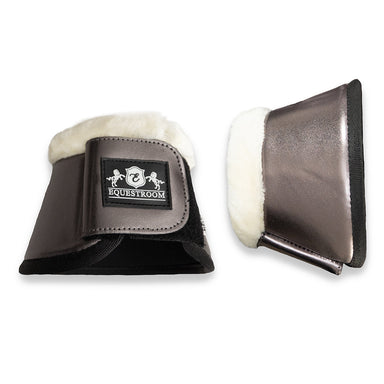 Spaceship Grey Bell Boots - Equine Exchange Tack Shop