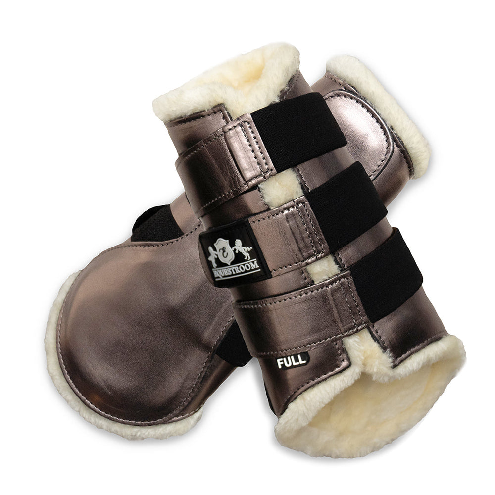 Spaceship Grey Brushing Boots - Equine Exchange Tack Shop