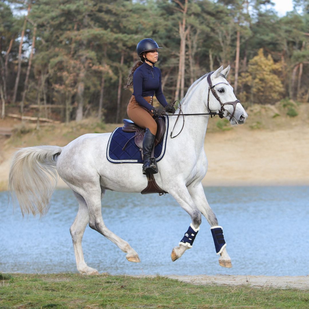 Blue Astra Saddle Pad Set - Equine Exchange Tack Shop