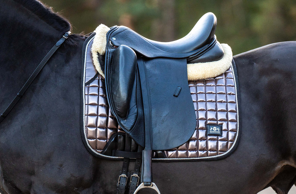 Spaceship Grey Saddle Pad - Equine Exchange Tack Shop