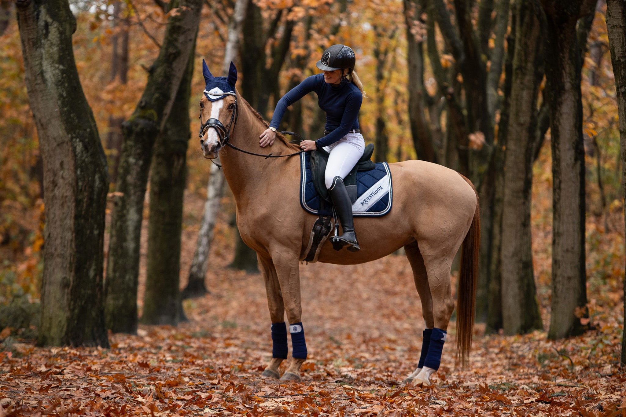 Blue Astra Saddle Pad - Equine Exchange Tack Shop
