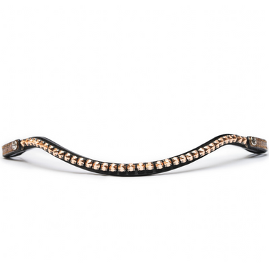 24 Karat Magic - Crystal Slimline Browband with Snaps - Equine Exchange Tack Shop