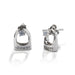 Kelly Herd Sterling Silver English Stirrup Stud Earrings## - Equine Exchange Tack Shop