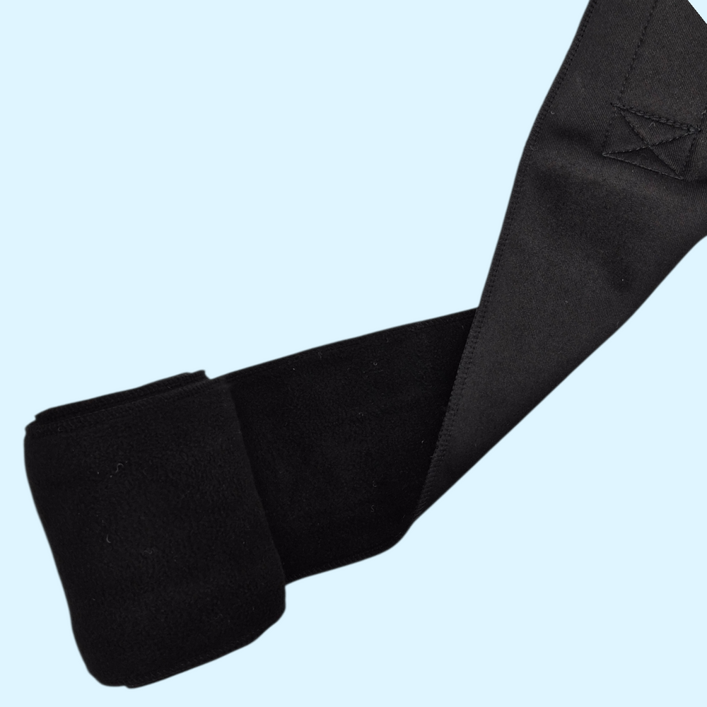 Back On Track Therapeutic Polo Wraps - 9' Black - Set of 2