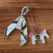 Anademi Ponies Bag Charm w/Scarf  