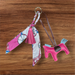 Anademi Ponies Bag Charm w/Scarf  