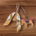 Anademi Ponies Bag Charm w/Scarf  