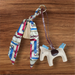Anademi Ponies Bag Charm w/Scarf  