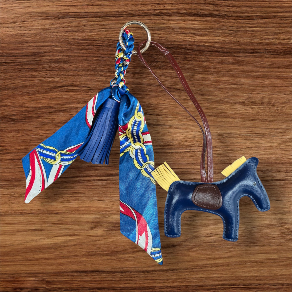 Anademi Ponies Bag Charm w/Scarf  