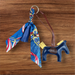 Anademi Ponies Bag Charm w/Scarf  