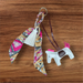 Anademi Ponies Bag Charm w/Scarf  