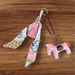 Anademi Ponies Bag Charm w/Scarf  