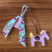 Anademi Ponies Bag Charm w/Scarf  