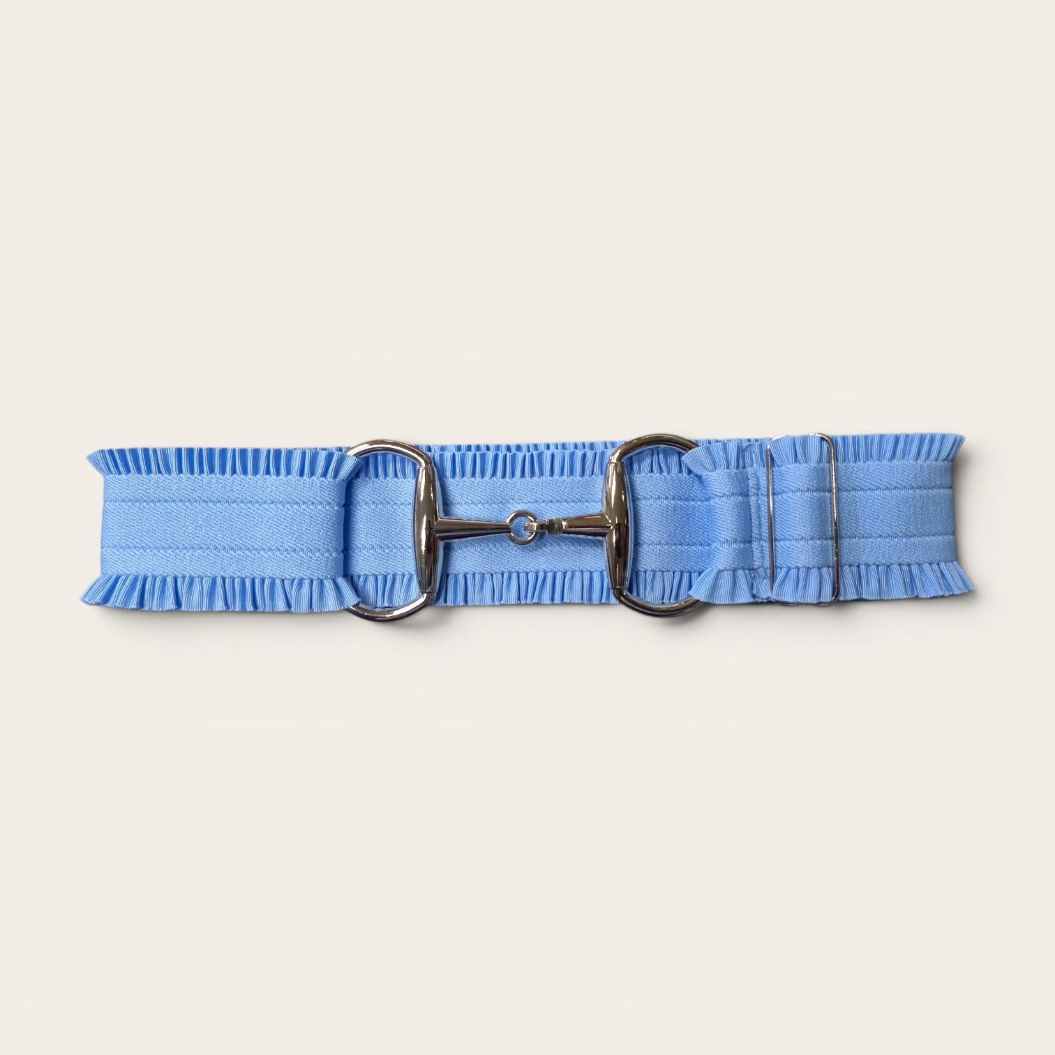 Elastic Ruffle Belt w/Snaffle Bit