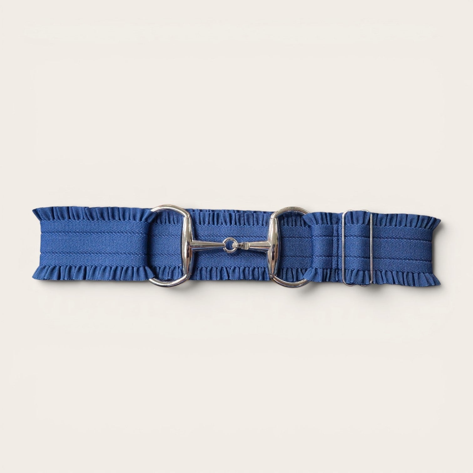 Elastic Ruffle Belt w/Snaffle Bit