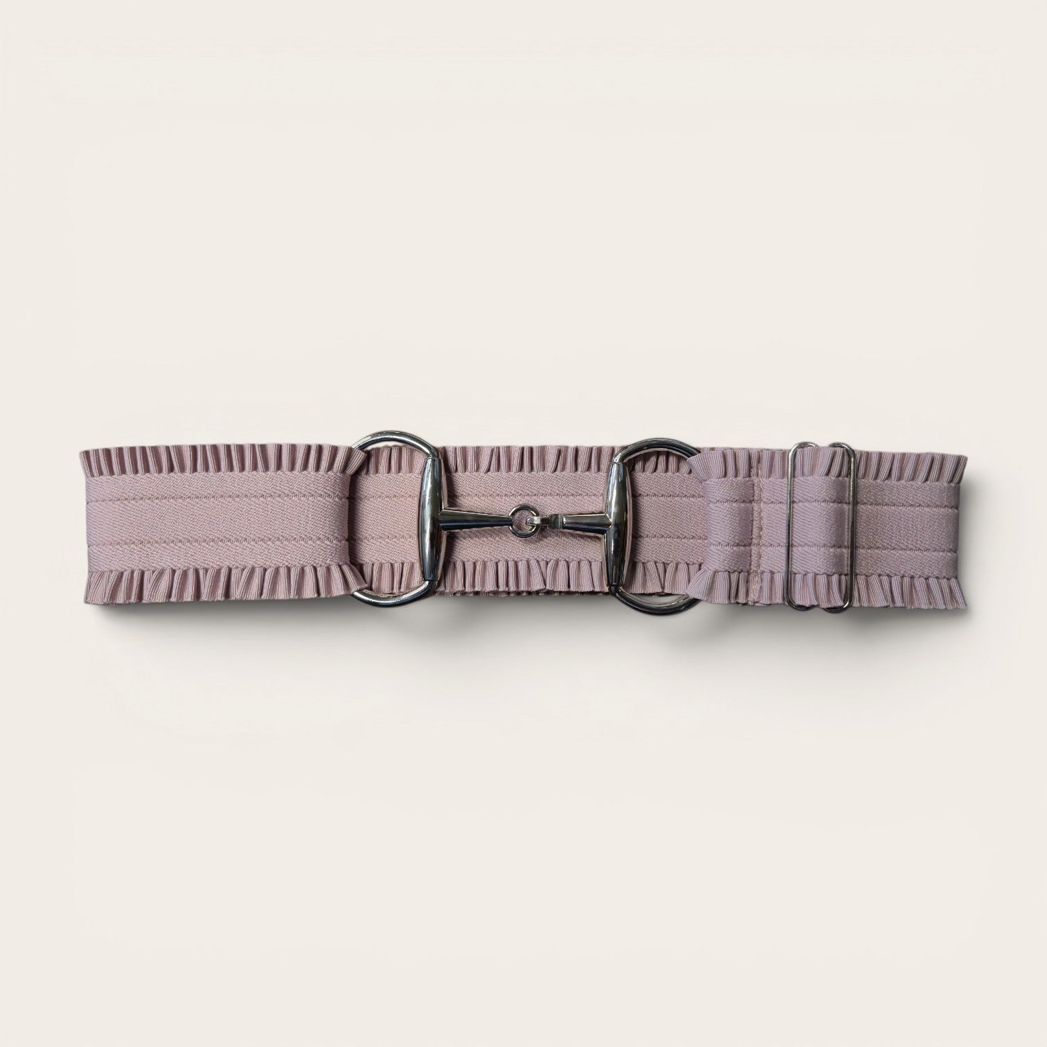Elastic Ruffle Belt w/Snaffle Bit