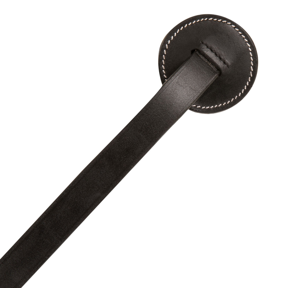 ExionPro Duo-Tone Leather Lead with Chain - Havana - Equine Exchange Tack Shop