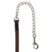 ExionPro Duo-Tone Leather Lead with Chain - Havana - Equine Exchange Tack Shop