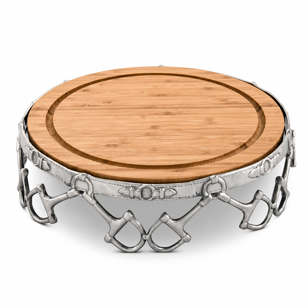 Equestrian Cheese Pedestal