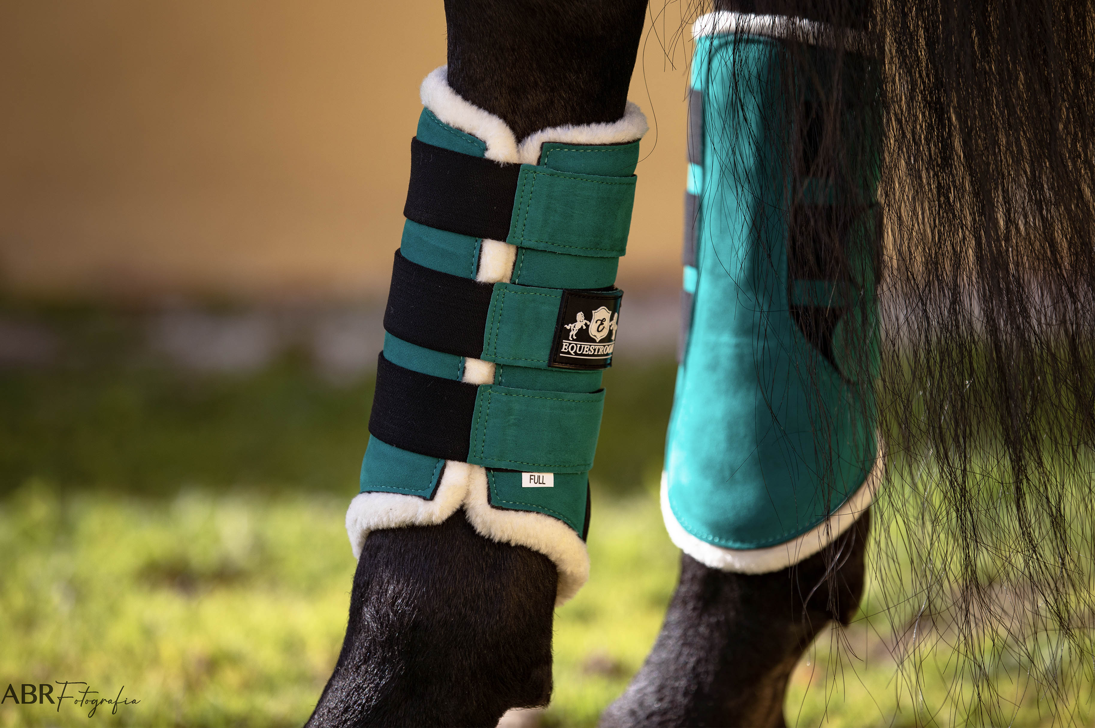Teal Brushing Boots - Equine Exchange Tack Shop