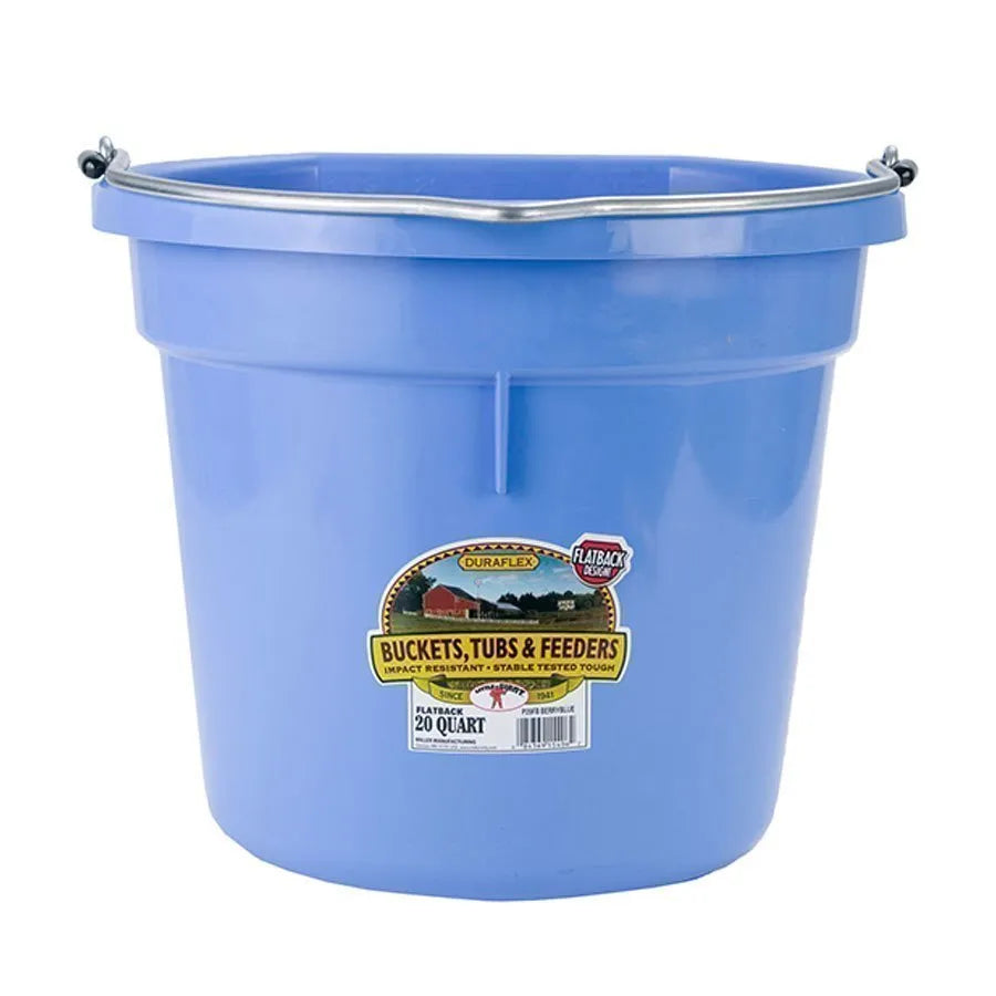 20Qt Flat Back Bucket