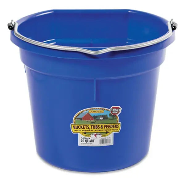 20Qt Flat Back Bucket