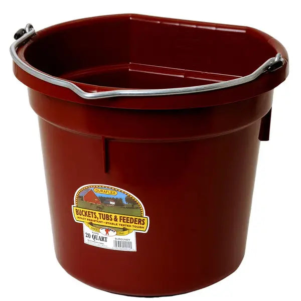 20Qt Flat Back Bucket