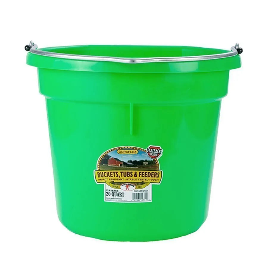 20Qt Flat Back Bucket