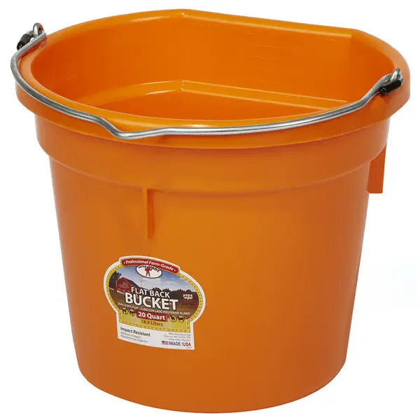 20Qt Flat Back Bucket