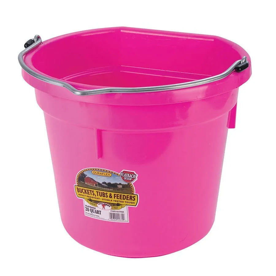 20Qt Flat Back Bucket