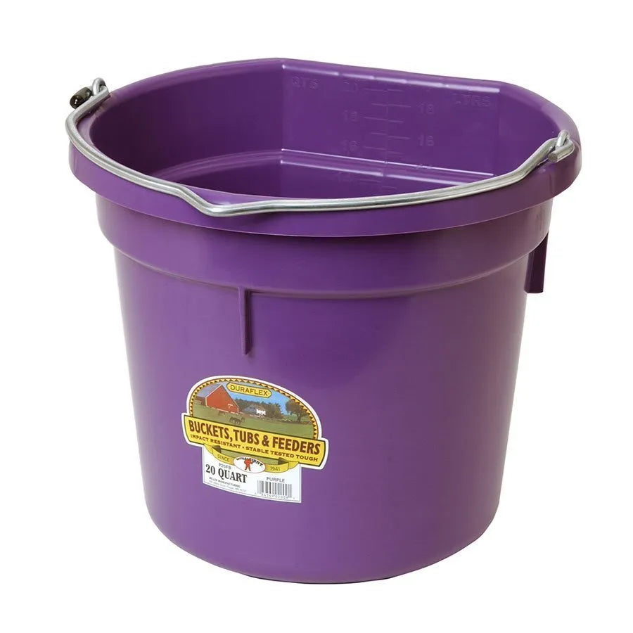 20Qt Flat Back Bucket