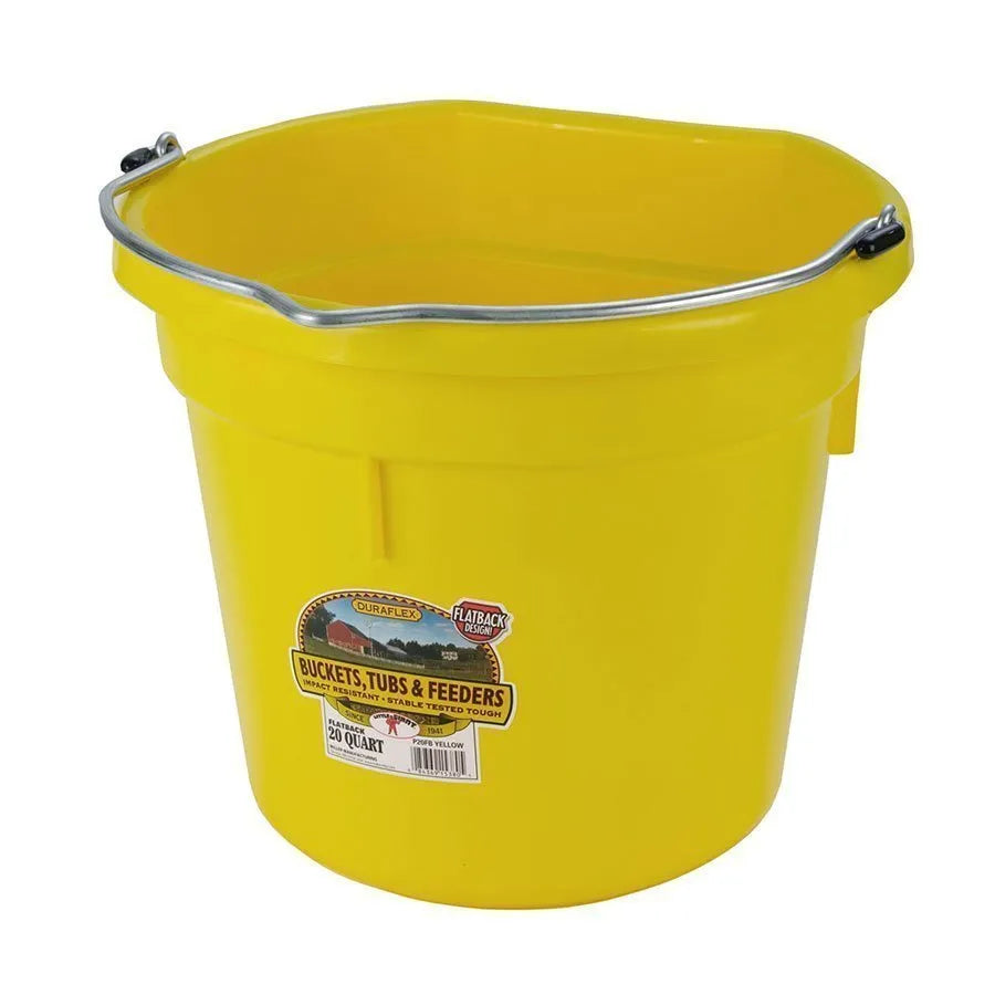 20Qt Flat Back Bucket