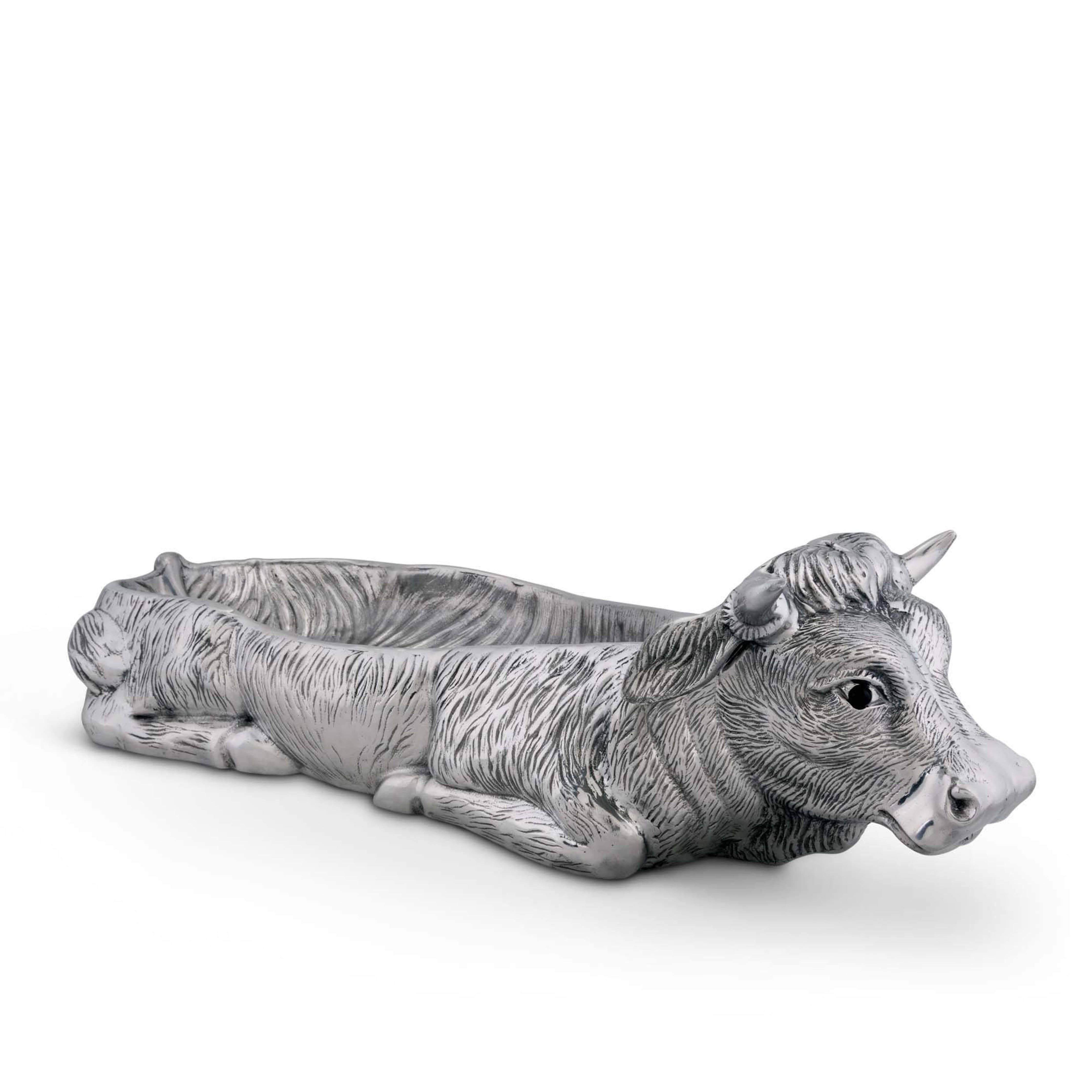 Cow Carving Serving Tray  