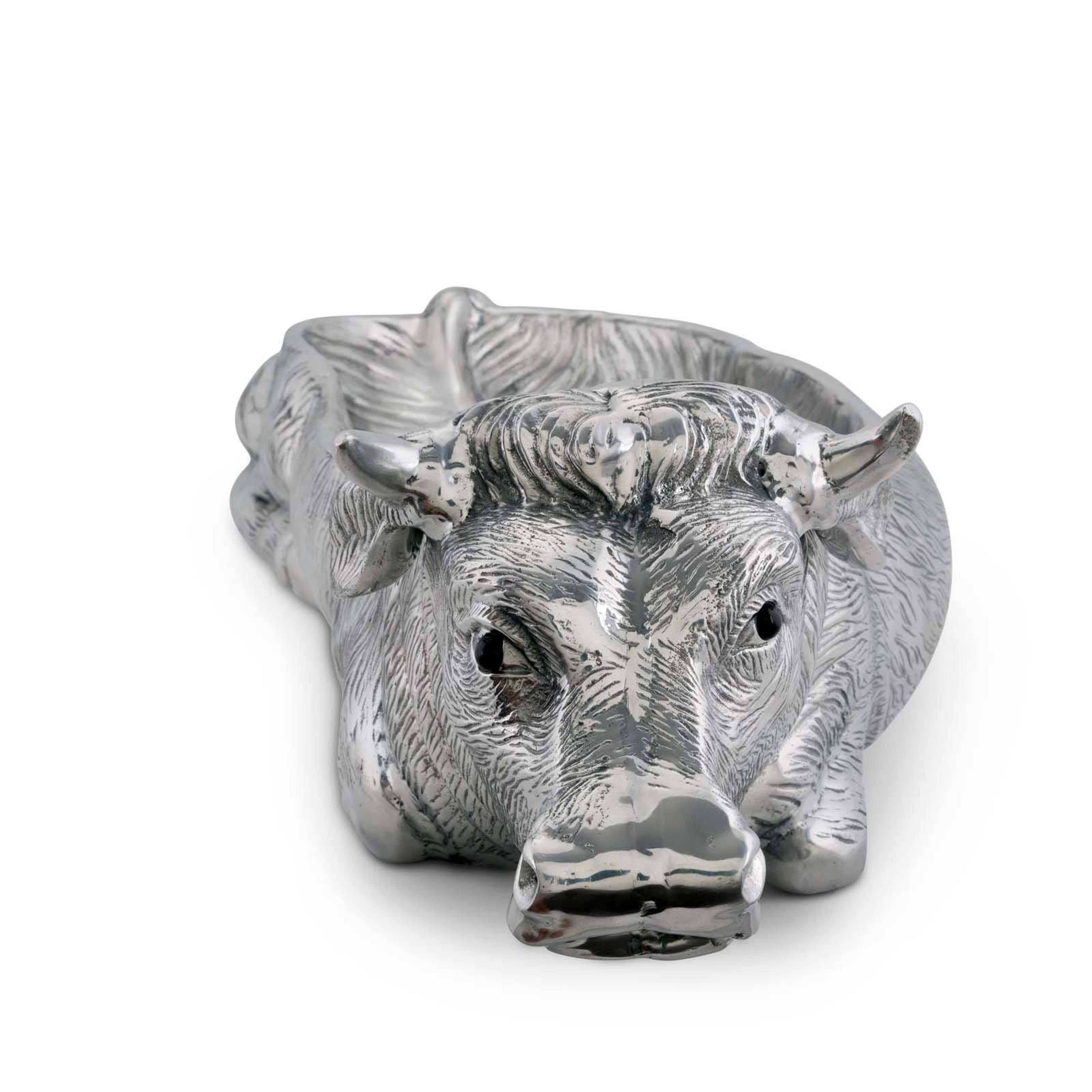 Cow Carving Serving Tray  