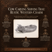 Cow Carving Serving Tray  